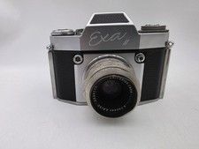 Ihagee Exa II 35mm Film SLR Camera with 50mm Zeiss Tessar Lens Untested