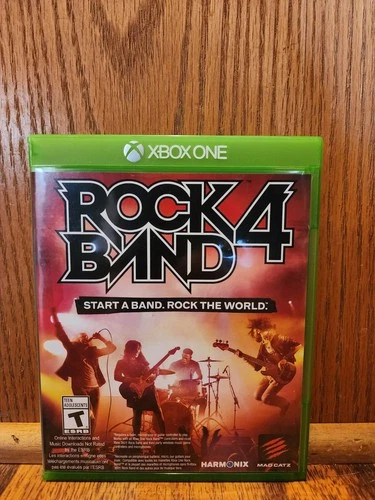Rock Band 4 (Xbox One, 2015) Tested Working CIB OOP With Artwork