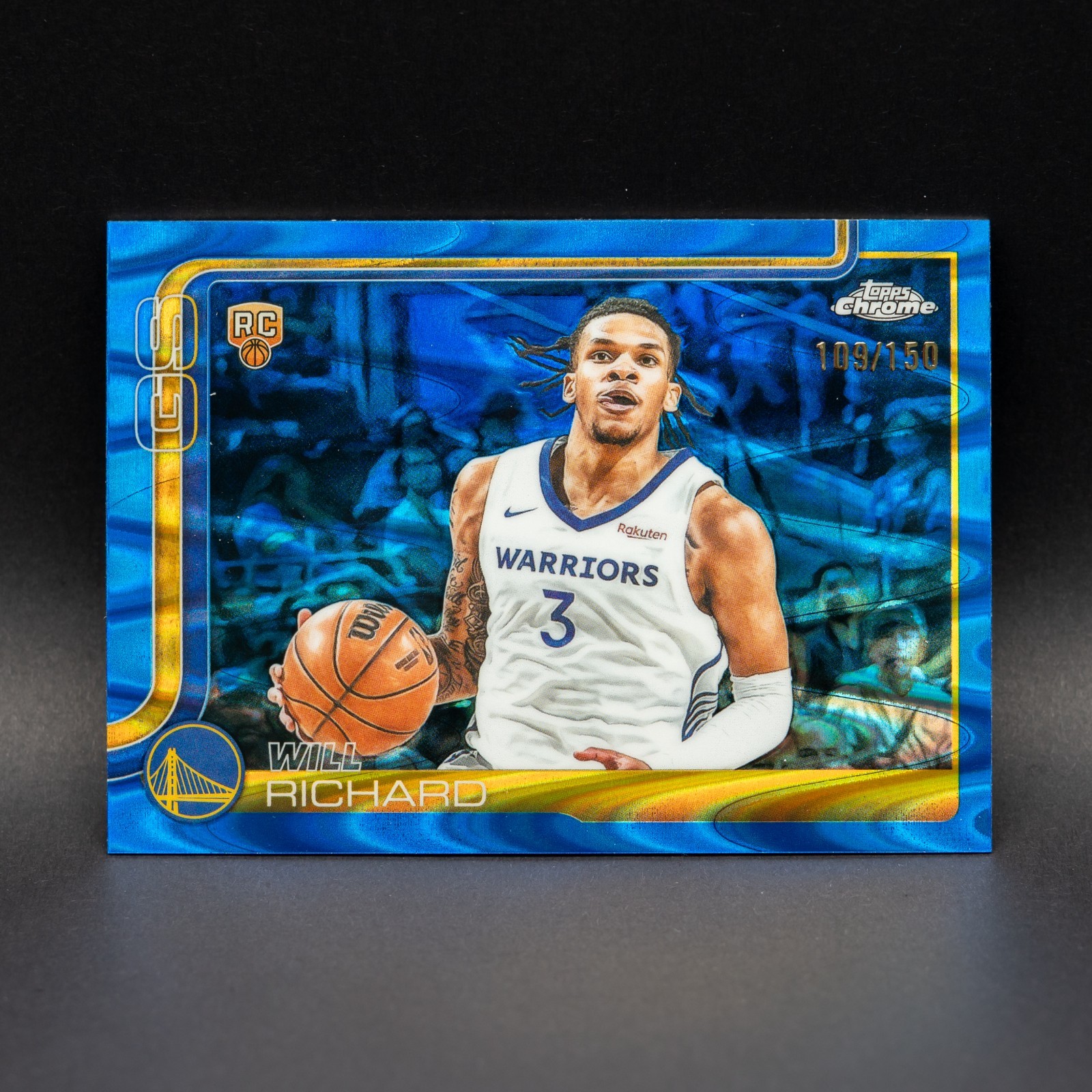 Will Richard Rookie Blue RayWave Refractor #287 2025-26 Topps Chrome (RC) /150