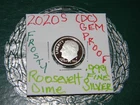 2020 S Roosevelt Deep Cameo Gem Proof 99.9% Fine Silver Dime - FOSTY FINISH !!