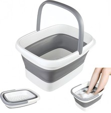 Collapsible Foot Bath Soaking Tub, 4 Gallons 15L Portable Foot