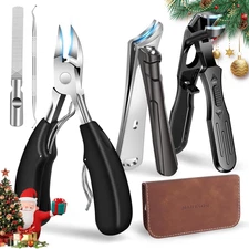 2025 Toenail Clippers for Thick Nails for Seniors, Nail Clippers for Men Angled 