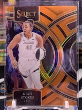 2024 Panini Select WNBA #179 Kiah Stokes Orange Prizms #/125 TZ 11E