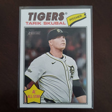 TARIK SKUBAL 2026 Topps Heritage ALL STAR ICON VARIATION card Detroit Tigers SP