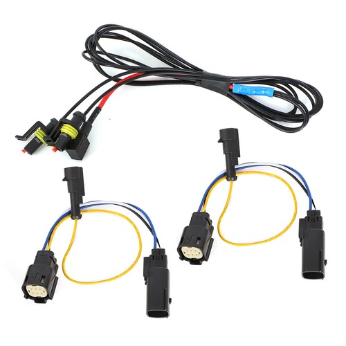 For Jeep Wrangler JL 2018-2022 LED Headlight Adapter with DRL 4th Wire Harness - Picture 3 of 10