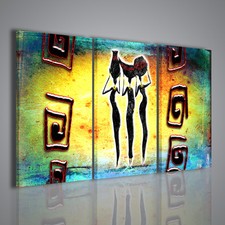 QUADRI MODERNI ETNICI (art. 002) QUADRO MODERNO ARREDAMENTO STAMPA SU TELA 