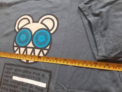 レディオヘッド ANGRY BEAR Tシャツ S WASTE 青 レディオヘッド ANGRY BEAR Tシャツ S WASTE 青（Yahoo