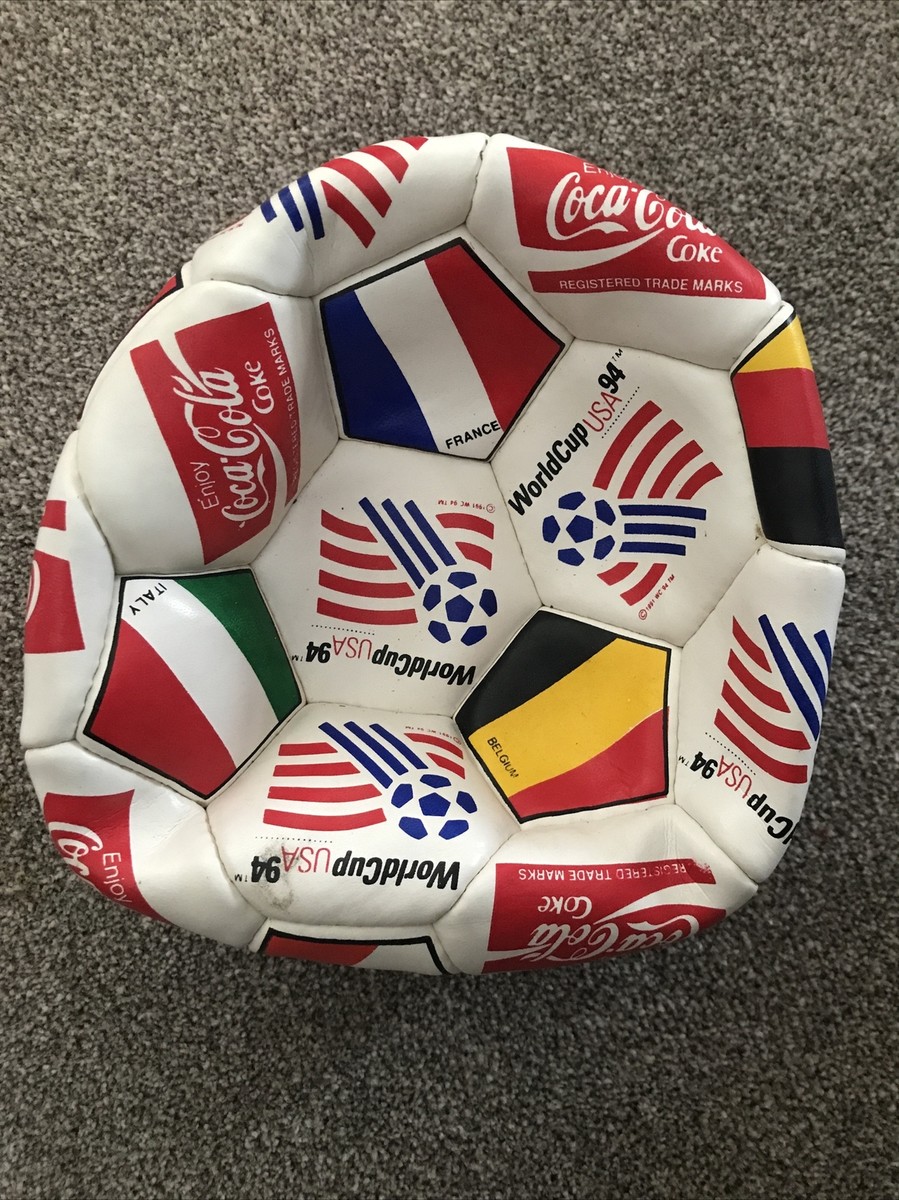 VINTAGE COCA COLA Coleccion 2 Bol Tazon MUNDIAL USA 1994 Futbol Balon STRIKER EUR 18,00 - ES