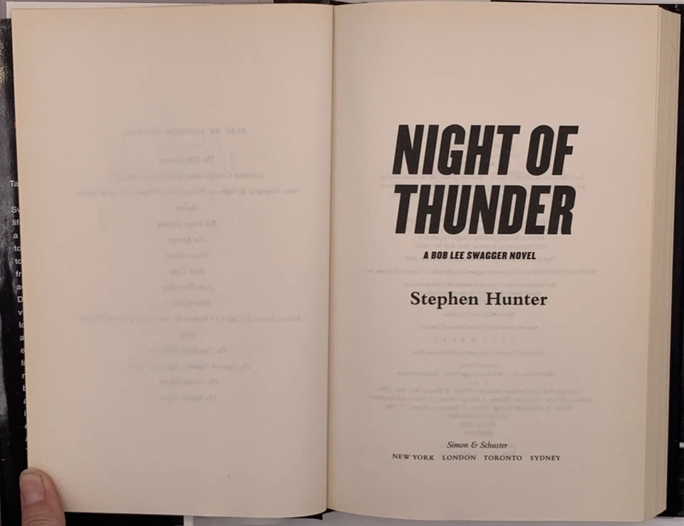 Lot of 4 Hardcover Books by Stephen Hunter, from Bob Lee Swagger Series, B162 - Image 4 of 4