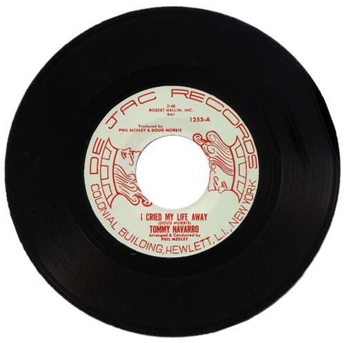 TOMMY NAVARRO "I CRY MY LIFE AWAY c/w CLUB OF BROKEN HEARTS" 1964 R&B