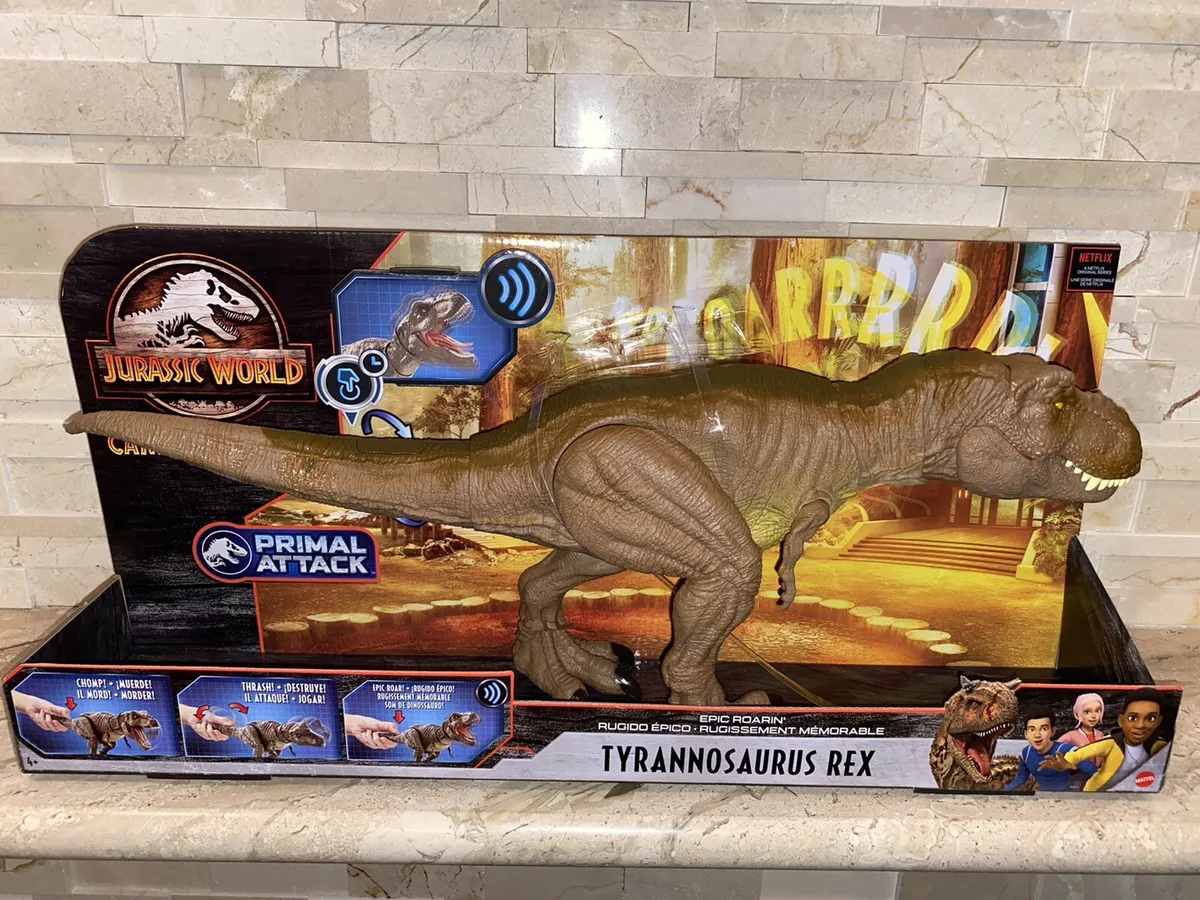 Tiranossauro Rex C/Som Jurassic World 4+