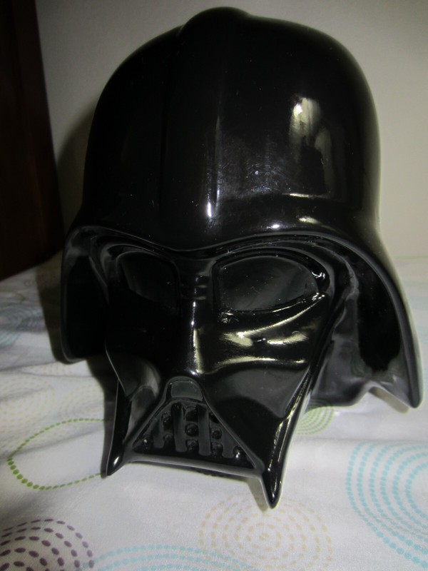 2015 -Star Wars F.A.B. Black Ceramic Darth Vader Head/Helmet Bank Lucas Film