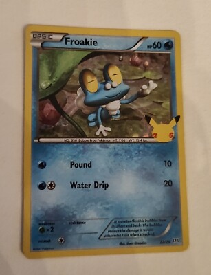 mcdonald's froakie pokemon card Pokemon Froakie Foil HOLO Variant Mcdonalds Promo 2021 Trading Card