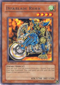 Diskblade Rider - LODT-EN035 - Rare - 1st Edition x3 - Near Mint