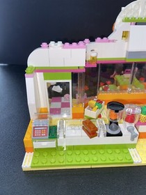-Lego 41035 Friends Heartlake Juice Bar Andrea Complete With Instruction Manual