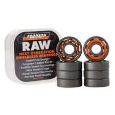 Bronson Raw Shieldless Skate Bearings