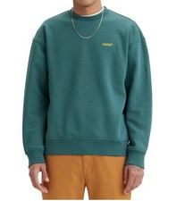 Levi  s Men  s Relaxed Long Sleeve Fleece Crew Sweatshirt Color Atlantic Deep XXL