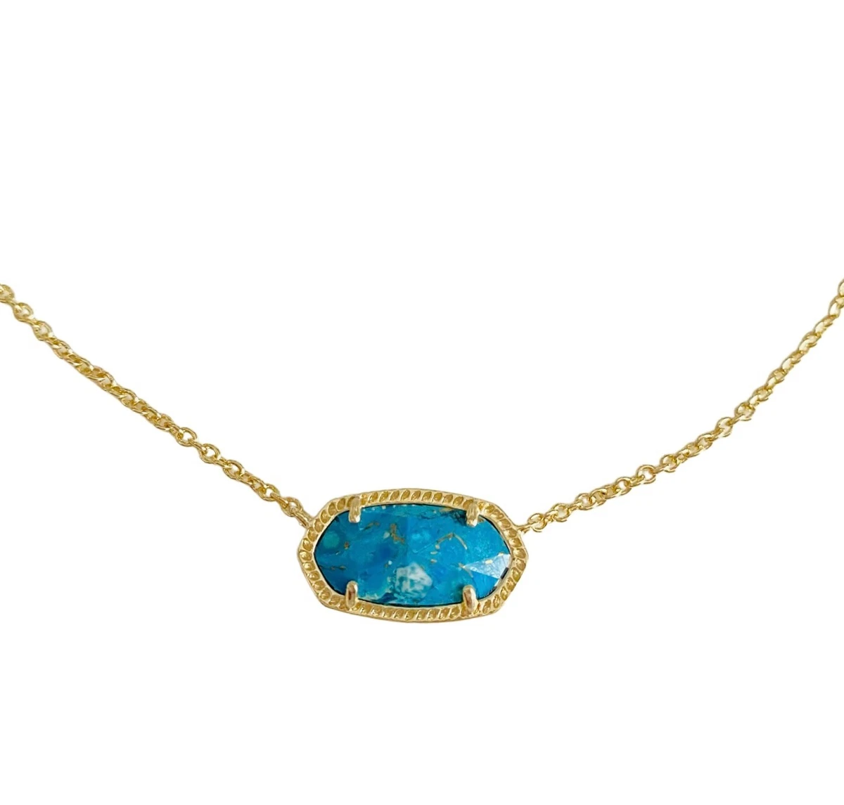 Kendra scott shop elisa necklace turquoise