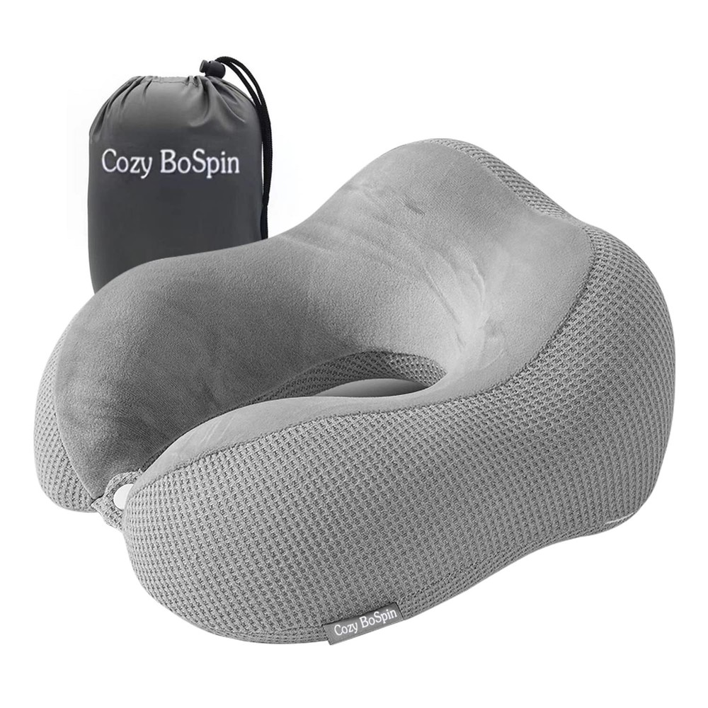 Memory Foam Travel Neck Pillow for Comfortable Support On the Go