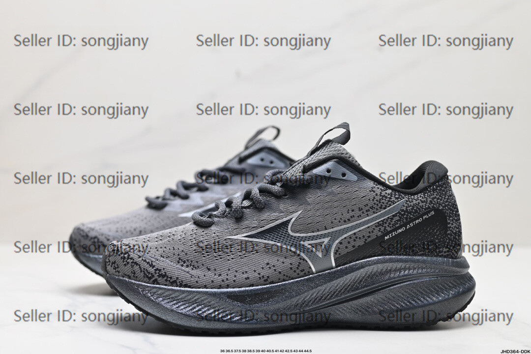 Mizuno Astro Plus Running Shoes Smoked Black D1GH240107 Sneakers