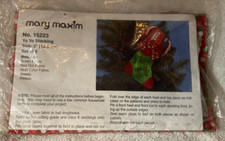 Mary Maxim  Yo Yo Stocking No. 15223 Set of 6-New