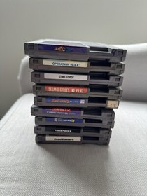 Nintendo NES Games Lot 9 Games Incl Power Punch II.  Tested Authentic