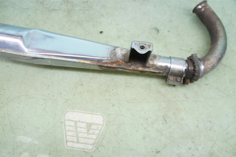 SILENCIADOR TRIPLE DERECHO KAWASAKI H1 H1500 500 INFERIOR TARDÍO *2435 Foto 3 de 4