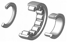 NUP305 25x62x17mm NUP Single Row Cylindrical Roller Bearing