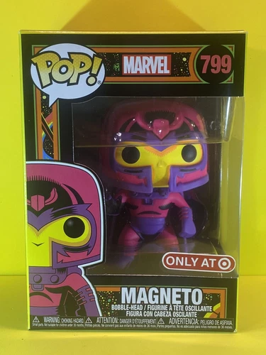 Funko Pop! Magneto 799 Marvel Black Light Special Edition Vinyl Bobble-Head