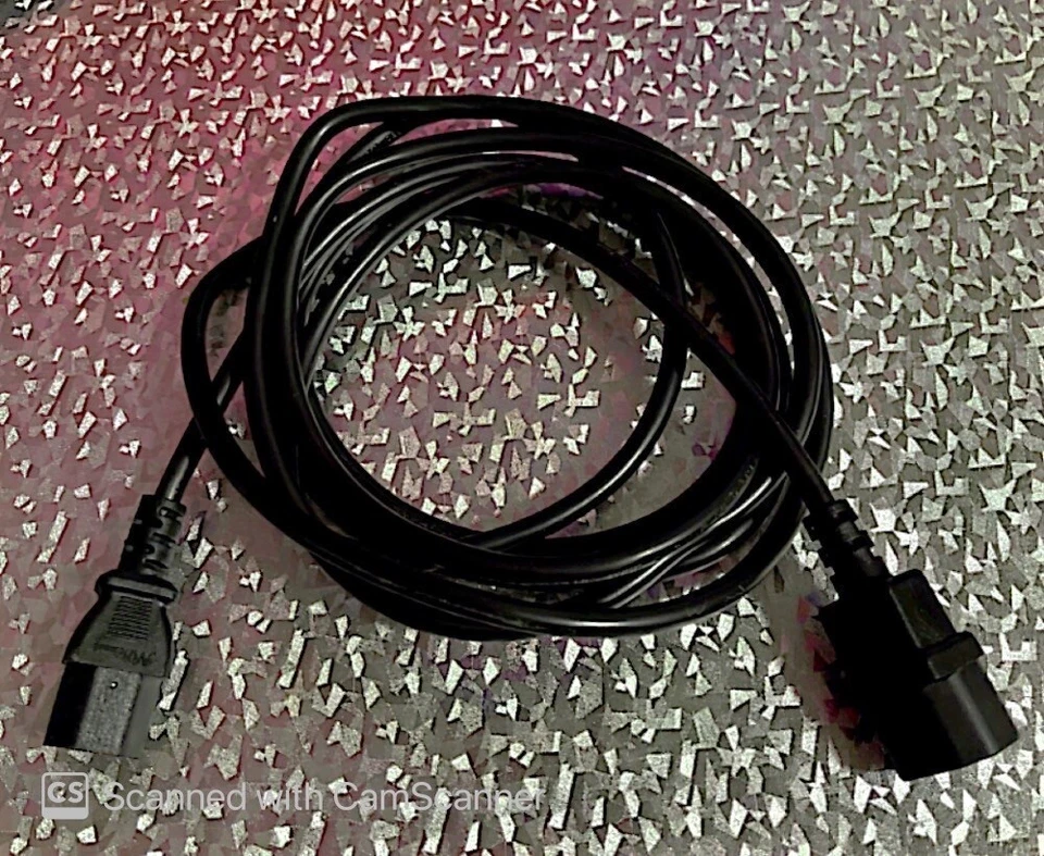 Power Cable UK Main 10ft/3Mtr Multi Purpose Kettles ,PCs TVs Dvd Spk Extension. - Image 4 of 4