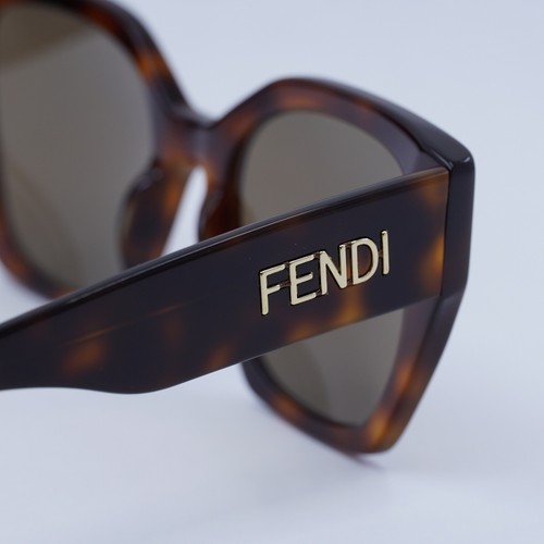 Fendi FE40070I 53H Shiny Havana/Brown Polarized 54-20-145 Sunglasses New Auth... - Picture 6 of 6