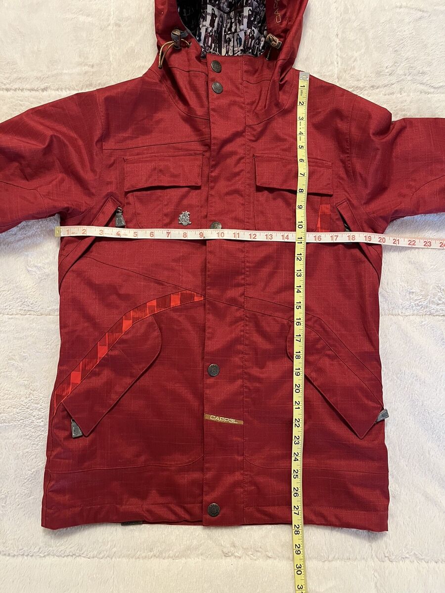 Capp3L by Ride Snowboards Unisex XS Hooded Full Zip Burgundy Capp3L by Ride Snowboards Unisex XS Hooded Full Zip Burgundy