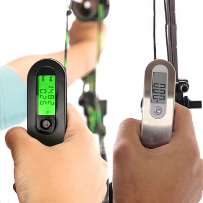 Archery LED Bow Scale 110lbs Draw Weight Weighing Tool Dynamometer Measuring
