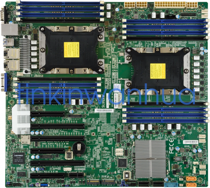 For Supermicro X11DPH-T Intel C622 Dual Socket LGA-3647 E-ATX