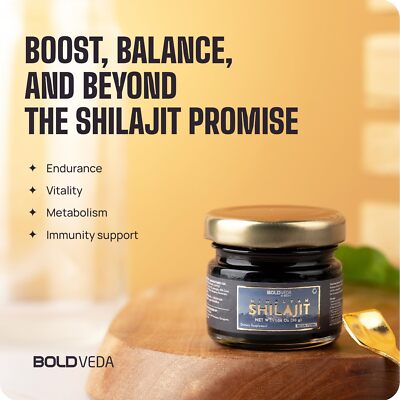 Shilajit Bio Himalayan - 66 Portions - 15g - Extrêmement Puissant - Purifié - Fabriqué En Inde