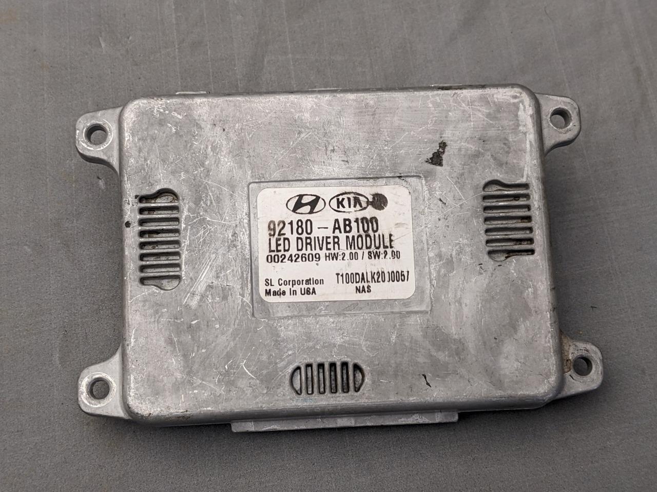 2021-2023 Hyundai Elantra LED Headlight Ballast Module OEM 92180-AB100