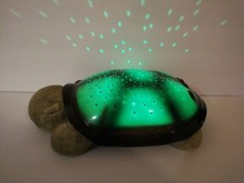 Cloud B Twilight Turtle Constellation Night Light Amber, Blue  Green Projection