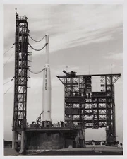 OSO-F Delta Rocket Cape Kennedy Launch Sun Science 1969 - Original NASA Photo