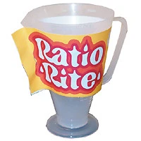 Ratio Rite Measuring Cup 2-Stroke Premix Mixing Cup Gas - Oil