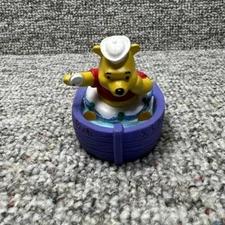 Vintage Disney Winnie The Pooh Bear Bath Tub Water Floaters Toy Collectible