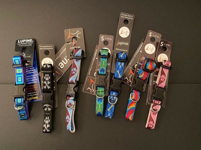 Lupine Dog Collars 1/2 inch