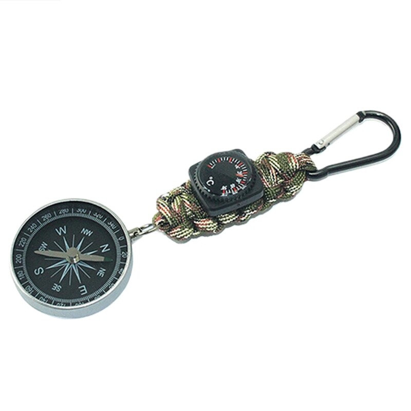 Mini Handheld Compasses Carabiner Clip Keychains for Outdoor Hiking eBay