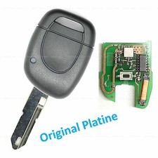Funk Fernbedienung Schlüssel Rohling für Renault Twingo Clio ab 2002 CHIP 7946