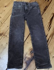 CREWCUTS 5 STRETCH Corduroy G7599 Pants 5 Pocket Jeans Brown Adjustable Snap Zip