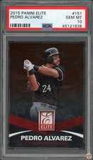 2015 PANINI ELITE PEDRO ALVAREZ #151 PSA 10 POP 1 (938)