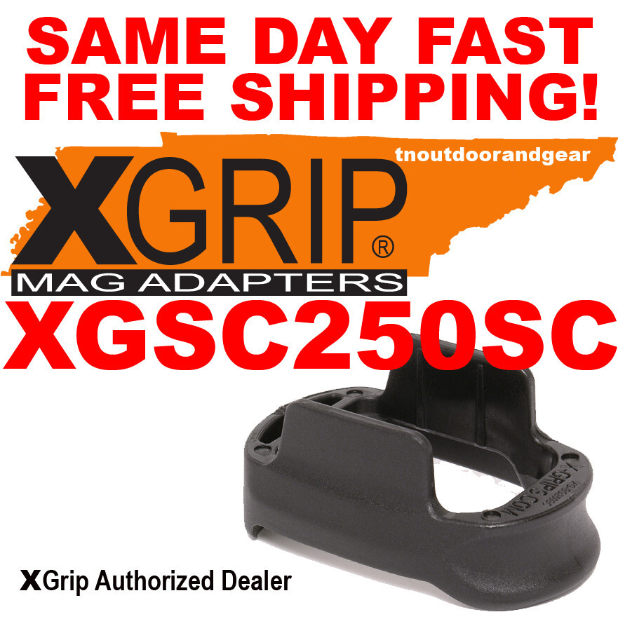 XGRIP Magazine Spacer for Sig P250C/P320 - Black (XGSC250C) for