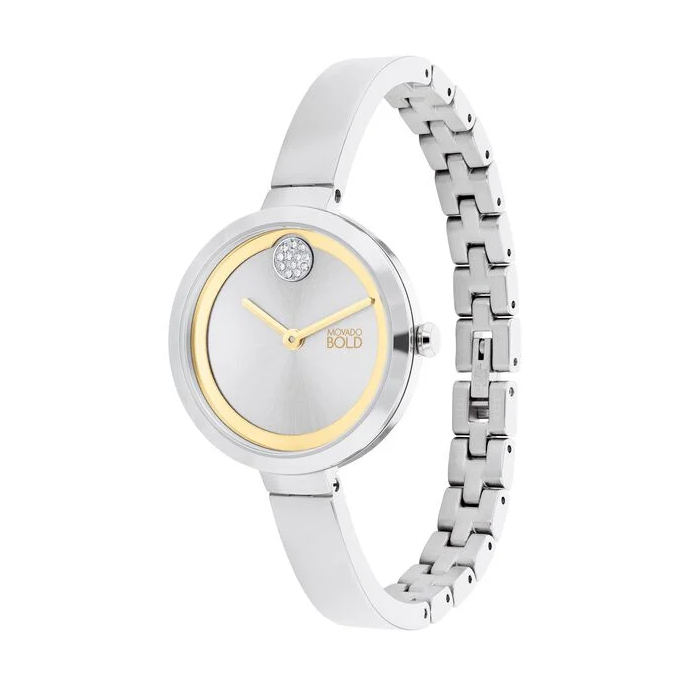 Movado Women\'s Silver-Tone Bangle Watch Movado Silver Tone Women main image 2