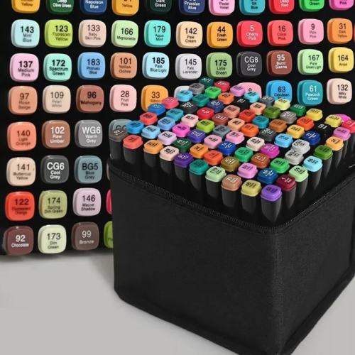 80 Colors Alcohol Markers Set Dual Tips Blender Art Markers for