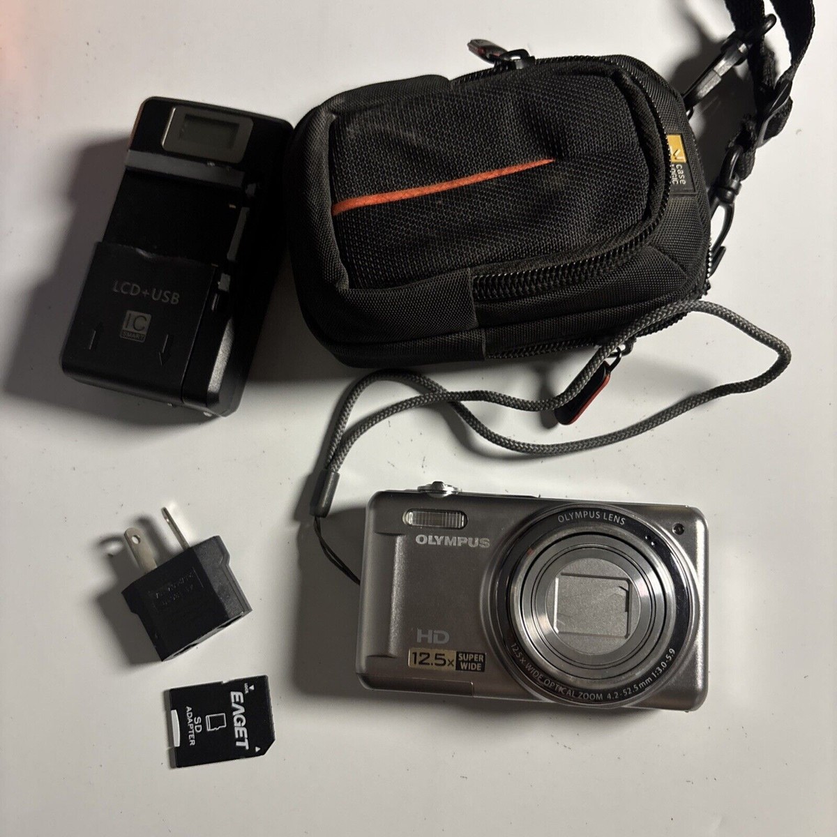 Olympus VR-320 Digital Camera 1GB SD Card With Case 14MP | eBay