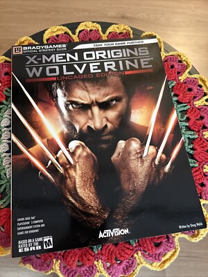 X-Men Origins  Wolverine Uncaged Edition  Lösungsbuch Strategieführer RAR SELTEN